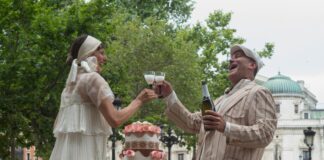 Das " Teatro due Mondi" gibt ein Gastspiel in der Hildener Innenstadt. Foto: Jean-Pierre Estournet