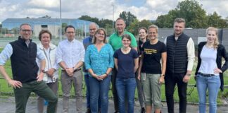 Der Besuch beim ASC Ratingen-West fand im Rahmen der Sommertour statt. Foto: Büro Heinisch