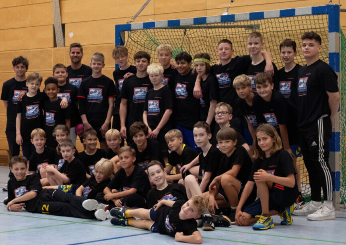 Insgesamt 33 Kinder haben mitgemacht beim Handballcamp. Foto: Interaktiv