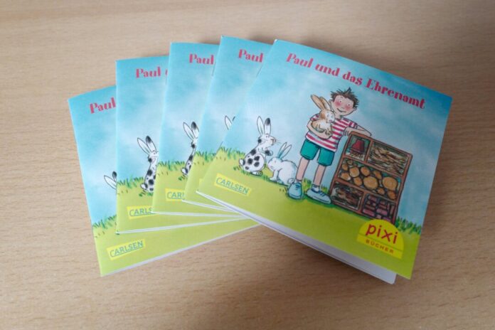 "Paul und das Ehrenamt" - dieses Pixi-Buch kann man am Infostand der SPD mitnehmen. Foto: SPD