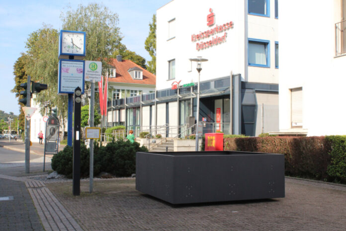 Oasen für Besucherinnen und Besucher der Bahnstraße fertig sein. Foto: Stadt Erkrath