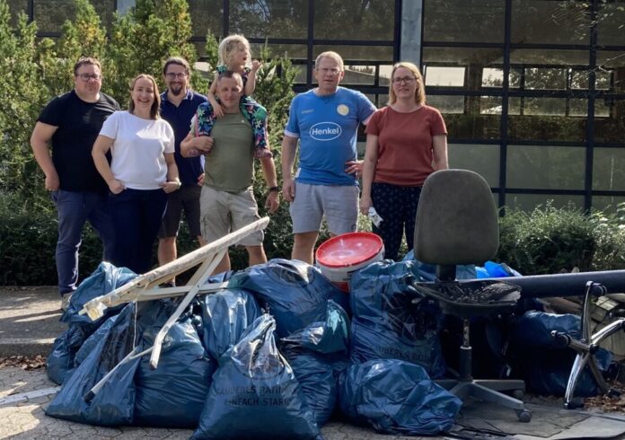 Einige der Aktiven beim Homberger Dreck-weg-Tag. Foto: privat