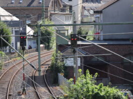 Der Bahnhofsbereich in Langenberg. Foto: Volkmann