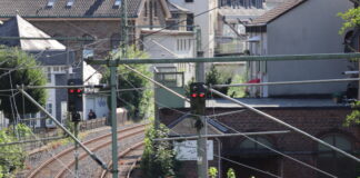 Der Bahnhofsbereich in Langenberg. Foto: Volkmann