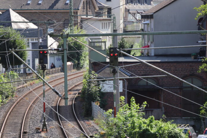 Der Bahnhofsbereich in Langenberg. Foto: Volkmann