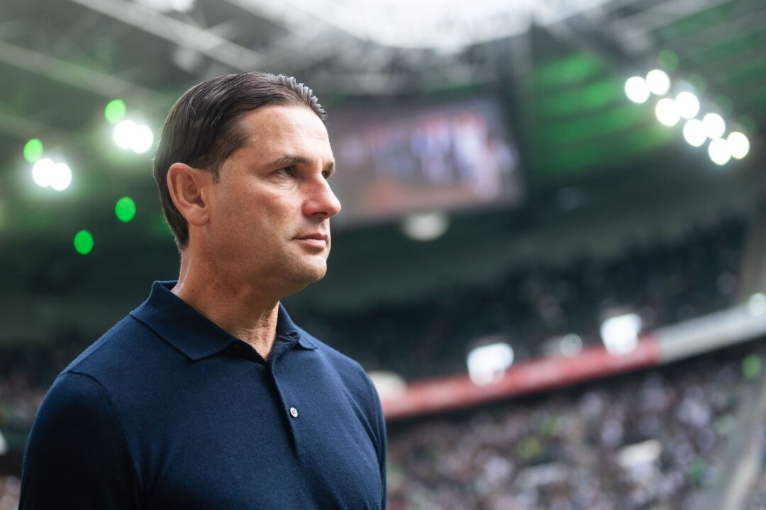 Borussia Mönchengladbachs Trainer Gerardo Seoane.