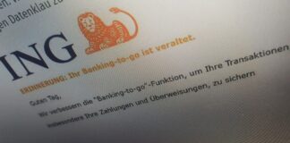 "Ihr Banking-to-go ist veraltet" heißt es in der E-Mail. Es handelt sich um Phishing. Foto: Volkmann