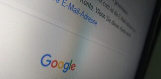 Schon auf den ersten Blick wird deutlich, dass sich das Logo in der E-Mail vom echten Google-Logo (Foto) deutlich unterscheidet. Foto: Volkmann