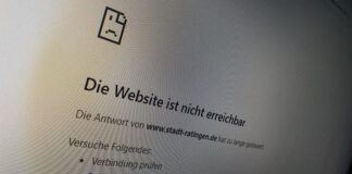 Die Webseite der Stadt Ratingen ist unter aktuell nicht erreichbar. Foto: Volkmann