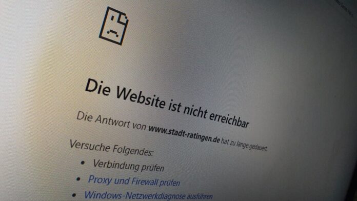 Die Webseite der Stadt Ratingen ist unter aktuell nicht erreichbar. Foto: Volkmann