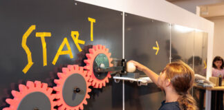 An jedem ersten Sonntag im Monat geht es in der Textilfabrik um Kettenreaktionen. Foto: LVR ZMB/Stefan Arendt