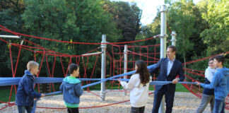 Spielplatz am Kalkofer Busch in Hochdahl. Foto: Stadt Erkrath