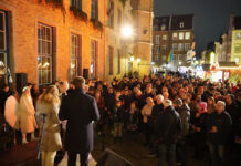 Der Weihnachtsmarkt in Düsseldorf läuft. Foto: D.Live