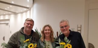 ie GRÜNEN im Kreistag setzen auf Kontinuität (v. l.): Andreas Kanschat, Sandra Ernst, Bernhard Ibold. Foto: Alexandra von der Heiden