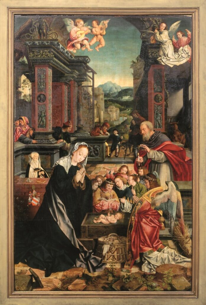 Altartafel Geburt, 1522–1525, © Domschatz Essen, Fotograf: Jens Nober, Essen