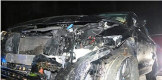 Am Freitagabend hat ein alkoholisierter 35-jähriger Erkrather mit seinem Audi Unfälle gebaut. Foto: Polizei