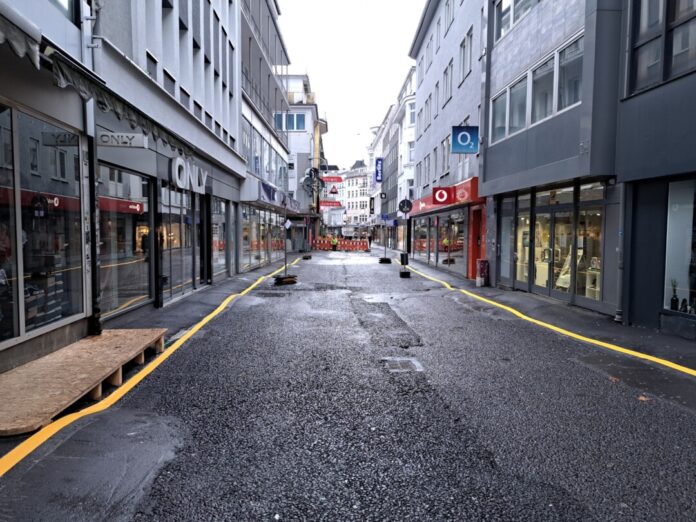 Die WSW haben Markierungen aufgebracht. Foto: WSW