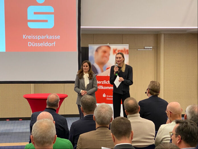 Die Präsentation bei Kreissparkasse Düsseldorf. Foto: Sparkasse