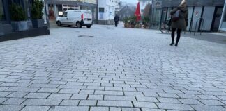 Neuer Poller gehen in Mettmann in Betrieb In der Versenkung verschwunden: der Poller in der Freiheitstraße. Foto: Kreisstadt Mettmann