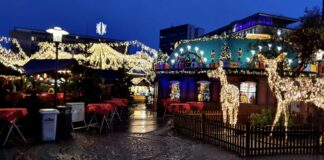 Der Weihnachtsmarkt in Essen bleibt heute leer. Foto: Volkmann