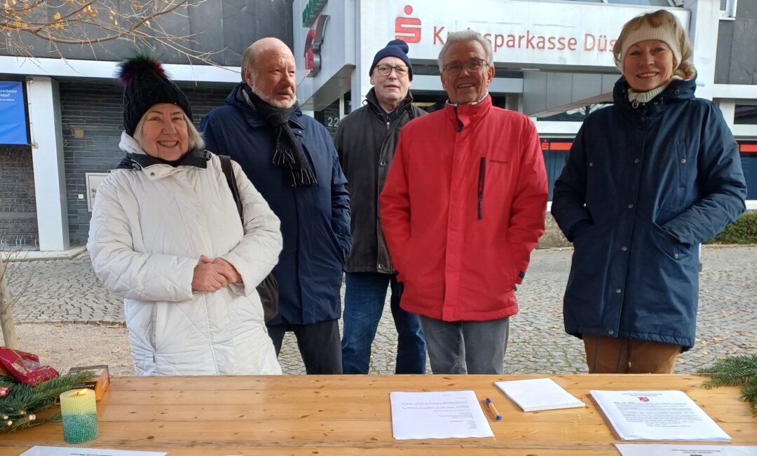 Einige der Engagierten haben sich in der Wülfrather Innenstadt vorgestellt. Foto: Stadt Wülfrath