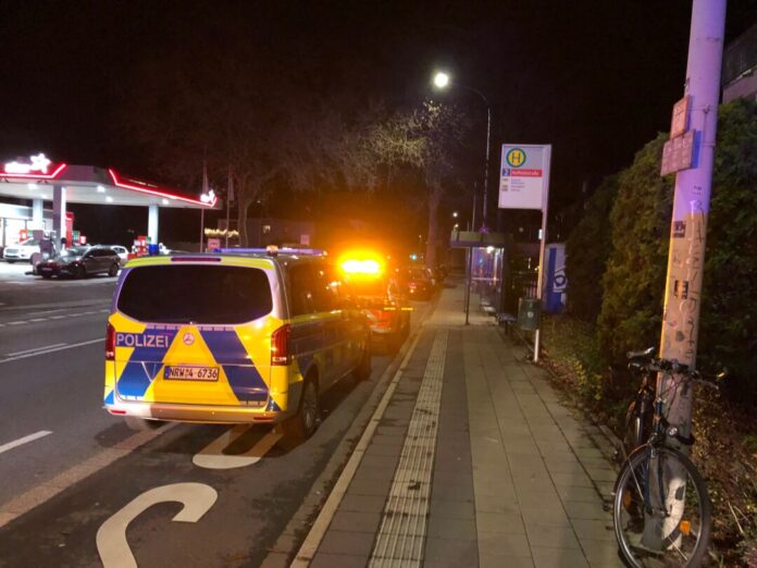 Der Einsatz fand an der Hochdahler Straße in Hilden statt. Foto: Polizei