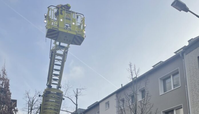 Die Feuerwehr war an der Angerstraße im Einsatz. Foto: FW Ratingen