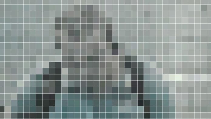 Die Polizei fahndet mit einem Lichtbild nach einem bislang unbekannten Mann. Foto (verfremdet): Polizei