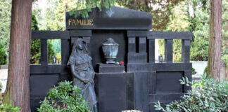 Nach dem Diebstahl einer Marienfigur von einem Familiengrab ermittelt die Polizei und bittet um Zeugenhinweise. Foto: Polizei