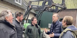 Im Austausch: Klaus Wiener (2. v. r.) mit Vertretern der Kreisbauernschaft. Foto: Büro Wiener