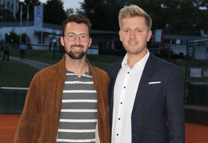 NBV_Vorstans Der NBV-Vorsitzende Tom Schönenberg und sein Stellvertreter Nick Franke laden zum Festakt ein. Foto: NBV