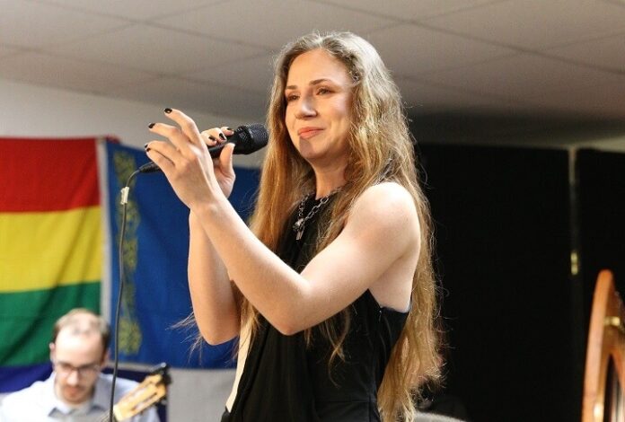 Nadiia Sheremetieva singt bei der AWO. Foto: privat