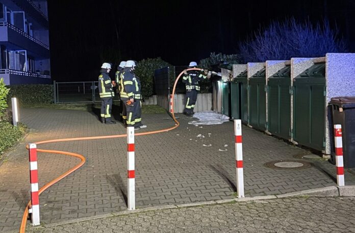 Einsatzstelle Am Lohbusch. Foto: FW Erkrath