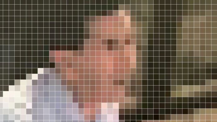 Die Polizei sucht nach einem Unbekannten. Foto (verfremdet): Polizei