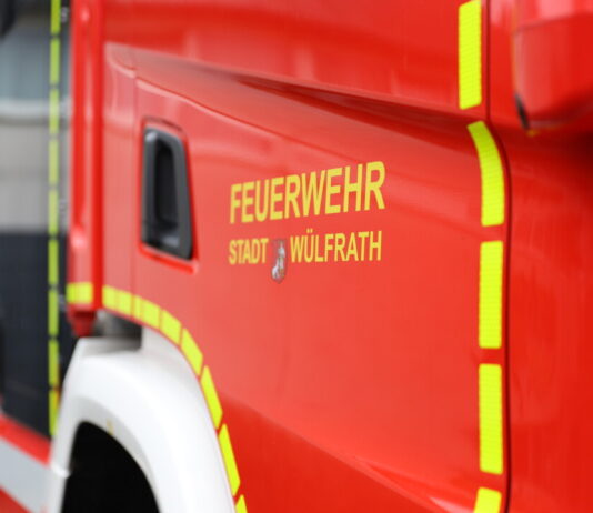 Feuerwehr: Ruhiger Jahreswechsel in Wülfrath Ein Einsatzwagen der Wülfrather Feuerwehr. Foto: Volkmann
