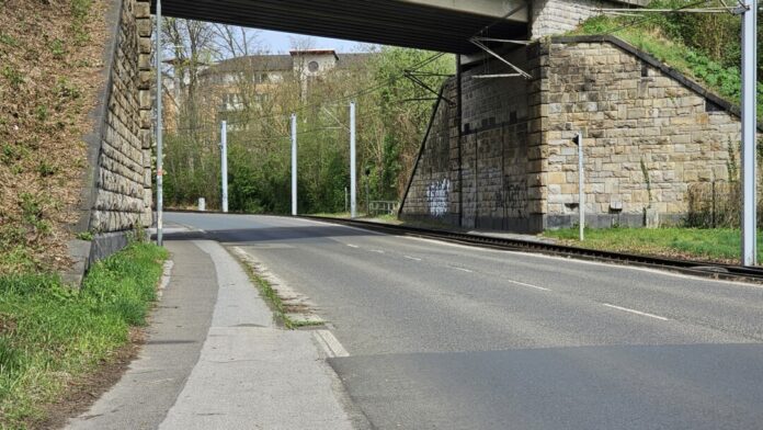 Verbesserung der Radwege: Die CDU will ein desolates Teilstück zwischen Ratingen und Düsseldorf ausbauen. Foto: CDU Ratingen