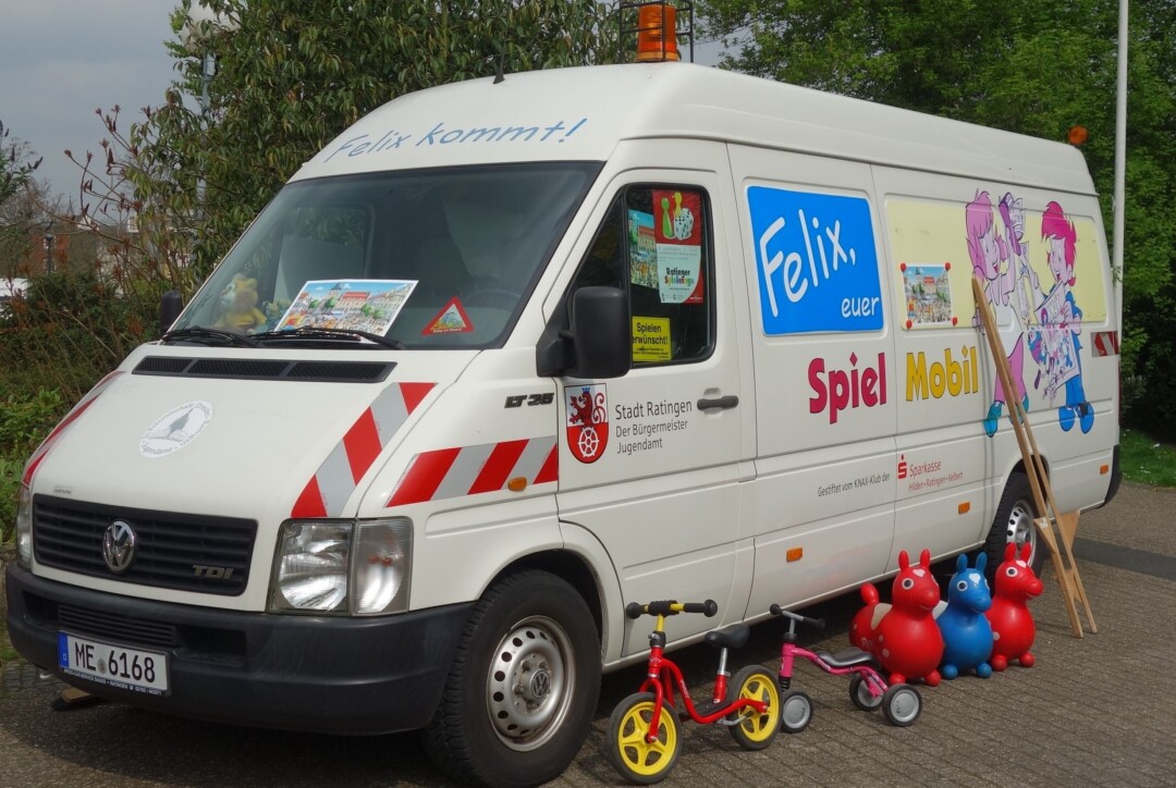 Spielmobil „Felix“ startet in die neue Saison. Foto: Stadt Ratingen