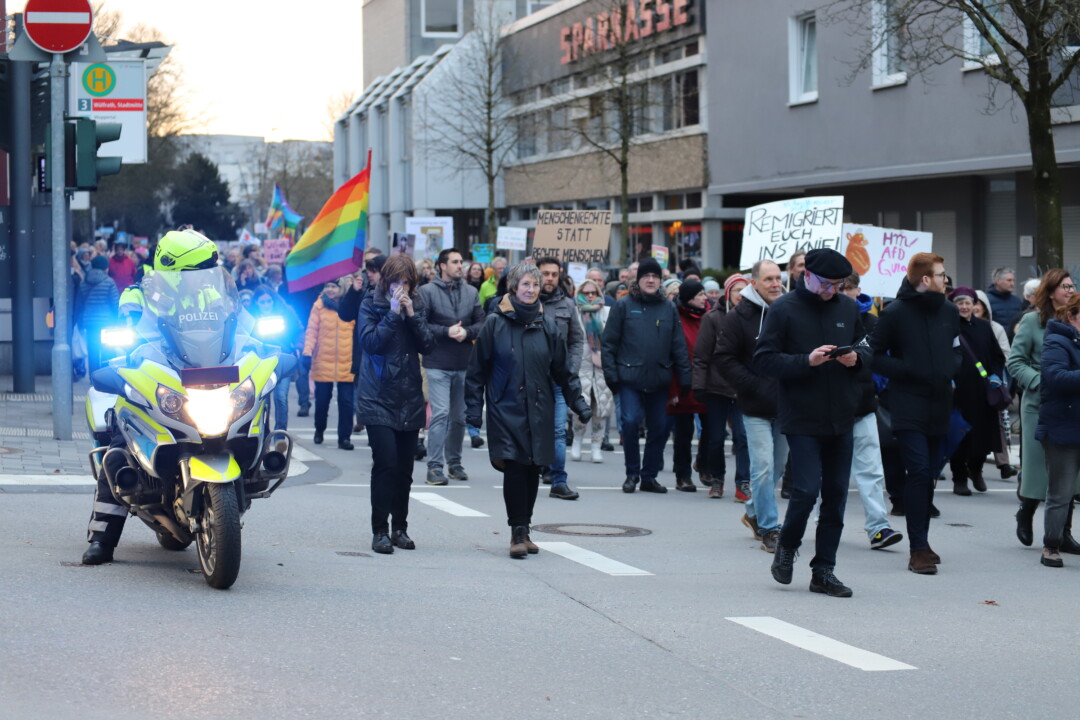 Aufgrund einer Demo werden in der Innenstadt Straßen gesperrt. Foto: Volkmann/Archiv