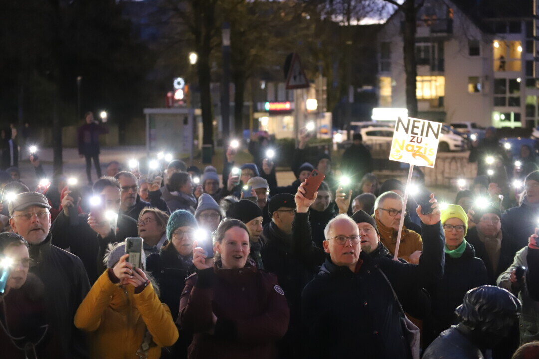 Zuletzt fand in Wülfrath eine Demo gegen rechts statt. Foto: Volkmann/Archiv