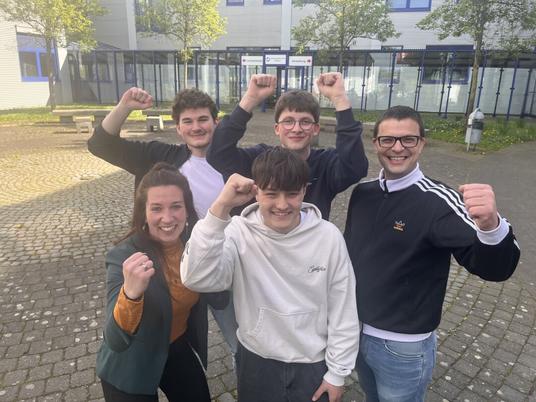Fünf Preisträger-Teams kommen aus Mettmann. Foto: Kreissparkasse