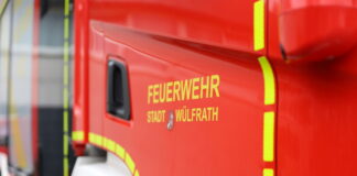 Ein Einsatzwagen der Wülfrather Feuerwehr. Foto: Volkmann