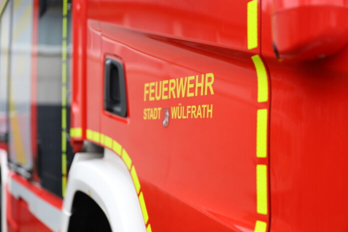 Ein Einsatzwagen der Wülfrather Feuerwehr. Foto: Volkmann