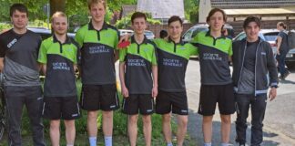 Die erfolgreiche Tischtennis-Jungenmannschaft des SV Union Velbert. Foto: SV Union