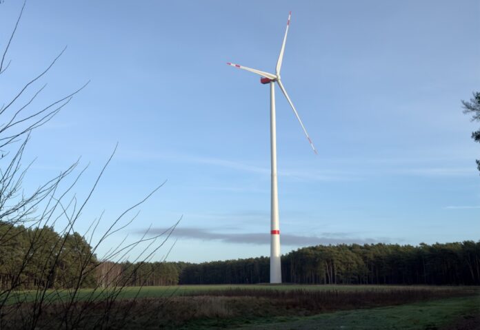 Der Windpark Görzig in Brandenburg. Foto: Stadtwerke Erkrath