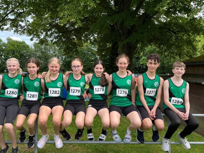 Das Team des TuS 08 Lintorf beim Klingensportfest in Solingen. Foto: TuS 08 Lintorf