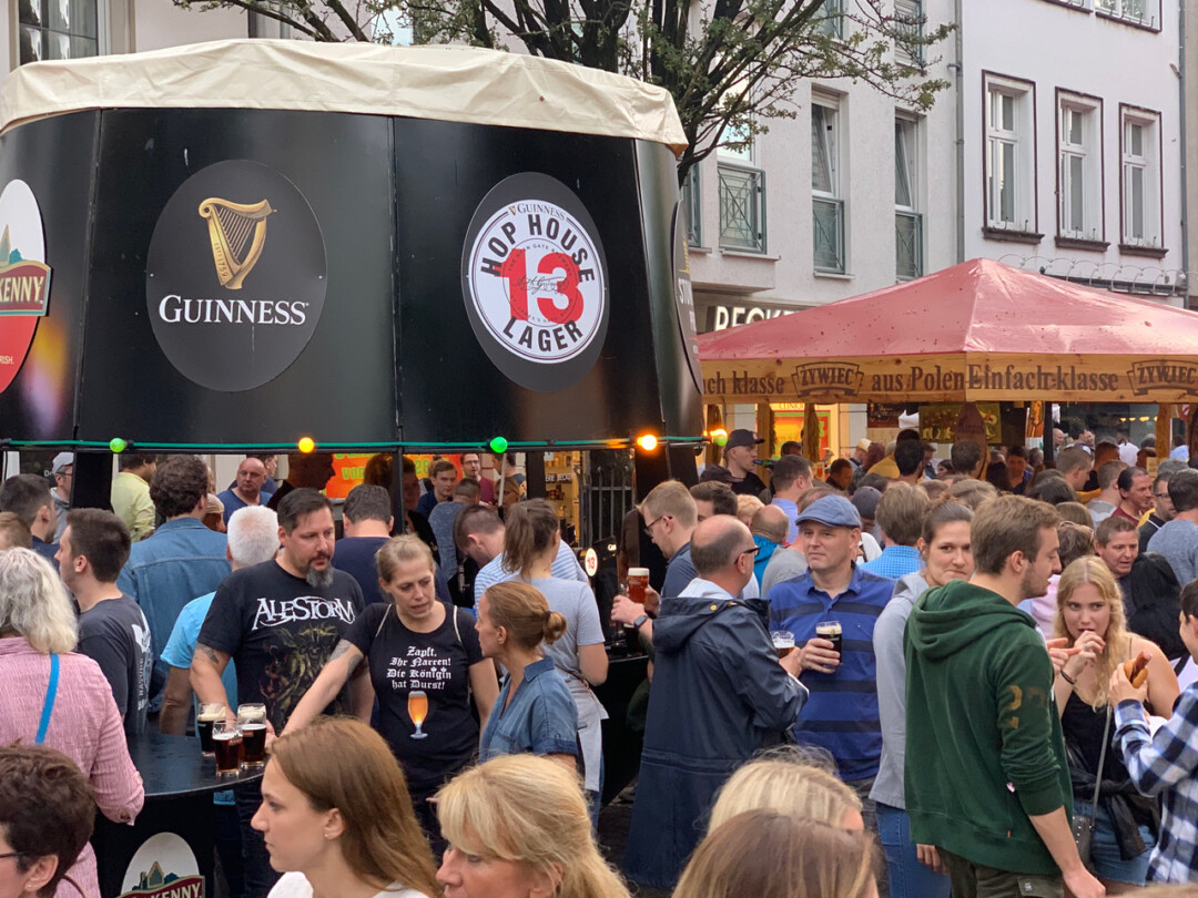 Die Bierbörse findet auch dieses Jahr in Benrath statt. Foto: Veranstaltungsbüro Nolden