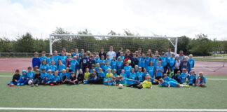 Im Fußballcamp des SV Union Velbert dreht sich im Sommer für die Kinder alles um das runde Leder. Foto: SV Union