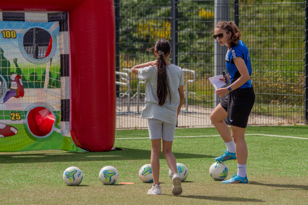 Den Tag der offenen Tür im Mädchenfußball gab es bei der SSVg Velbert bereits im vergangenen Jahr. Foto: SSVg Velbert