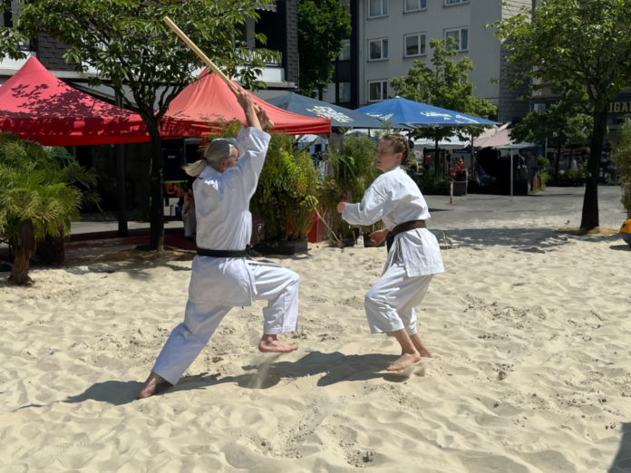 Auf dem Stadtfest in Heiligenhaus am 2. Juni präsentiert sich die Karate-Abteilung mit einer Performance unter freiem Himmel. Foto: privat