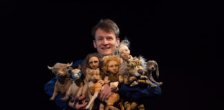 Der Puppenspieler Lutz Großmann ist in der Mettmanner Kulturvilla zu Gast. Foto: Veranstalter